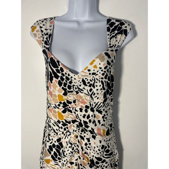 Anthropologie Boho Midi Ruffle Dress LARGE - Picture 4 of 7